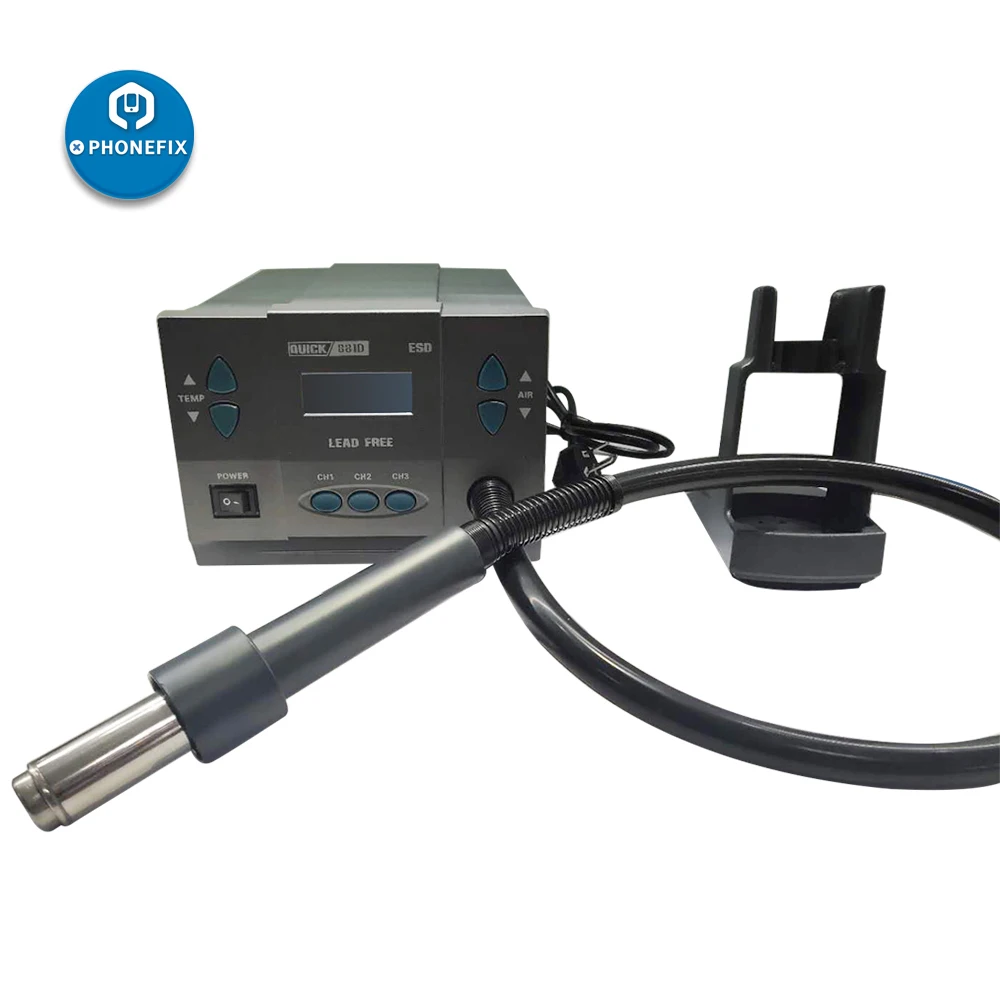 Quick 881D наладочная станция 1300 Вт Quick 861DW Flagship Edition + Quick 856AD издание в твердой обложке паяльная станция BGA с горячим воздухом
Quick 881D наладочная станция 1300 Вт Quick 861DW Flagship Edition + Quick 856AD издание в твердой обложке паяльная станция BGA с горячим воздухом