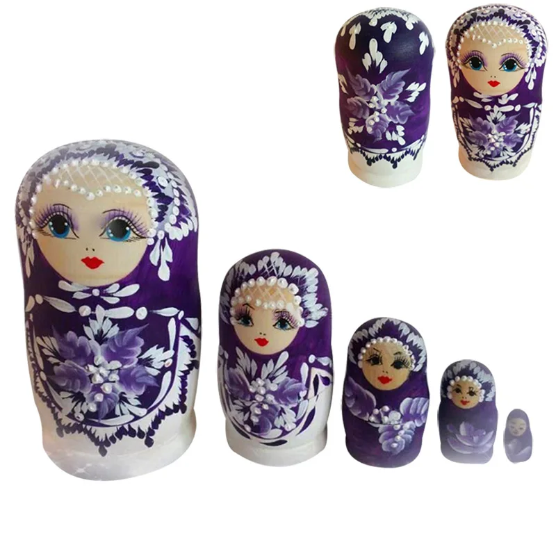 New 6Pcs Russian Doll Basswood Mini Engraver Wooden Discolor Nesting Kids Matryoshka Interactive Toy Girls Gifts
New 6Pcs Russian Doll Basswood Mini Engraver Wooden Discolor Nesting Kids Matryoshka Interactive Toy Girls Gifts