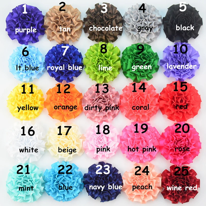 30 pcs/lot , 5cm ribbon satin flower fabric with ruffled fabric Diy shoe flower accessories flower accessories
30 pcs/lot , 5cm ribbon satin flower fabric with ruffled fabric Diy shoe flower accessories flower accessories