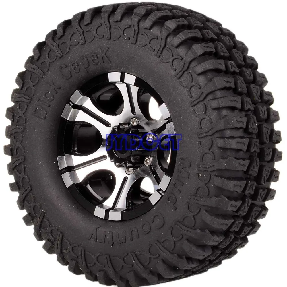 4pcs 1.9" Metal Wheel Rims & 100mm Super Swamper Tyre Tires RC Car 1/10 Rock Crawler Tamiya CC01 MST jimny TF2 D90 D110
4pcs 1.9" Metal Wheel Rims & 100mm Super Swamper Tyre Tires RC Car 1/10 Rock Crawler Tamiya CC01 MST jimny TF2 D90 D110
