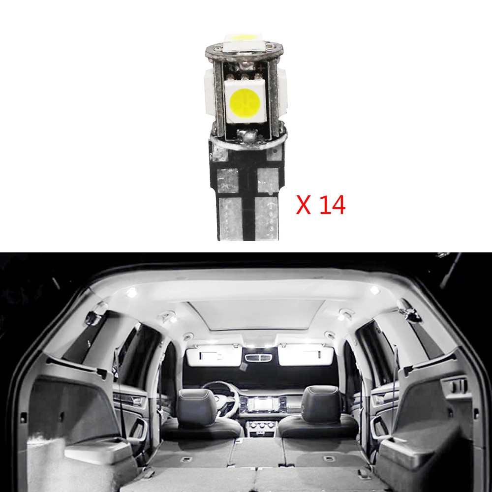 14pcs White Canbus Dome Footwell Trunk LED Bulb for BMW 525Li Car Interior Light Kit
14pcs White Canbus Dome Footwell Trunk LED Bulb for BMW 525Li Car Interior Light Kit