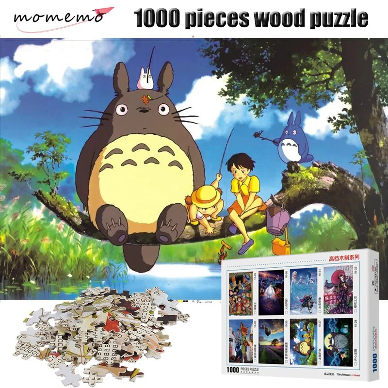 MOMEMO с изображением героя мультфильма «Мой сосед Тоторо» головоломки 1000 шт. мультфильм аниме деревянные пазлы 1000 частей головоломки образовательные головоломки для детей игрушки
MOMEMO с изображением героя мультфильма «Мой сосед Тоторо» головоломки 1000 шт. мультфильм аниме деревянные пазлы 1000 частей головоломки образовательные головоломки для детей игрушки