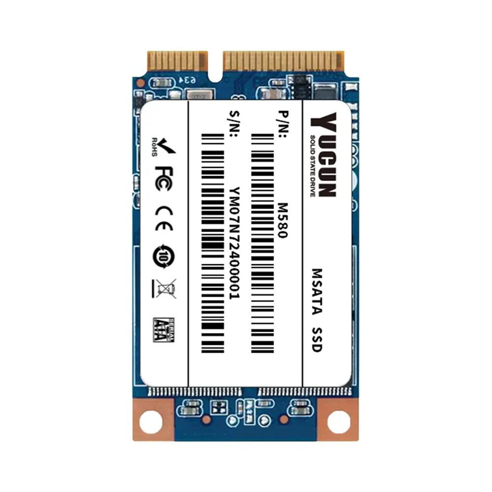 YUCUN MSATA SSD 16GB Внутренний твердотельный накопитель PCIE для планшетных ПК