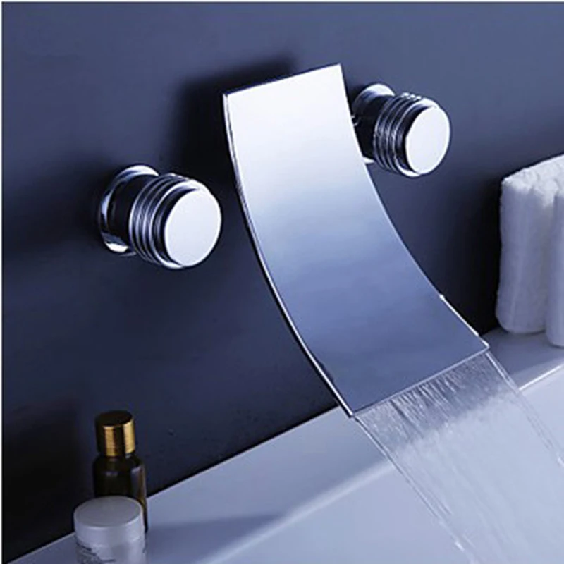 Bathroom faucet Waterfall basin faucet Into the wall washbasin water tap Double handle single hole basin faucet Tile water tap
Bathroom faucet Waterfall basin faucet Into the wall washbasin water tap Double handle single hole basin faucet Tile water tap