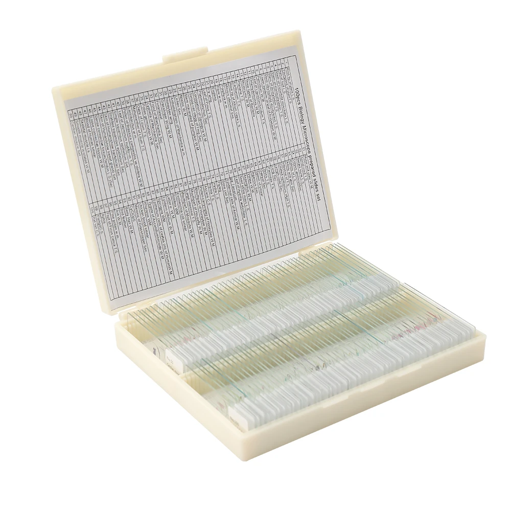 100PCS/Set Biological Glass Animal Plants Insects Tissues Science Specimen Cover Slips Portable Educational Microscope Slides
100PCS/Set Biological Glass Animal Plants Insects Tissues Science Specimen Cover Slips Portable Educational Microscope Slides