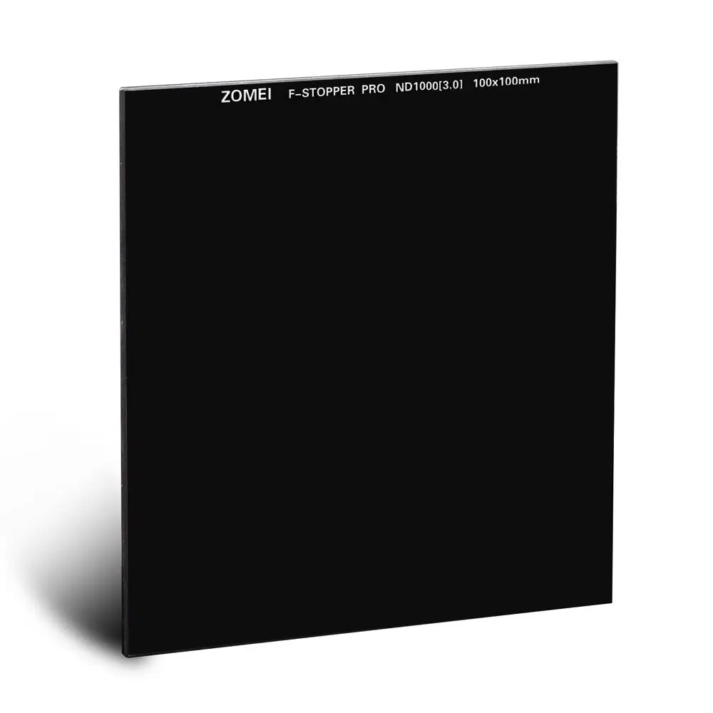 ZOMEI Optical Glass 100*100mm 10 stops ND3.0 1000x Neutral Density ND1000 Square filter
ZOMEI Optical Glass 100*100mm 10 stops ND3.0 1000x Neutral Density ND1000 Square filter
