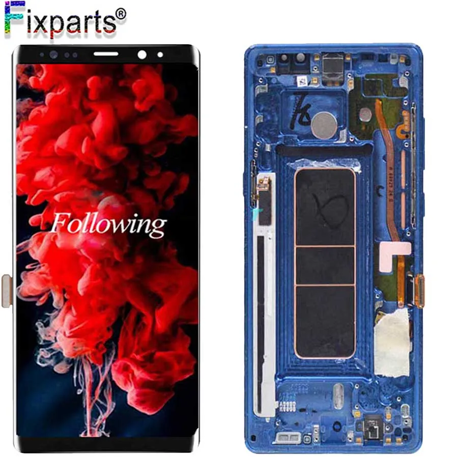 100% протестированный ЖК дисплей 6 3 дюйма для SAMSUNG GALAXY Note 8 сменный сенсорный экран с