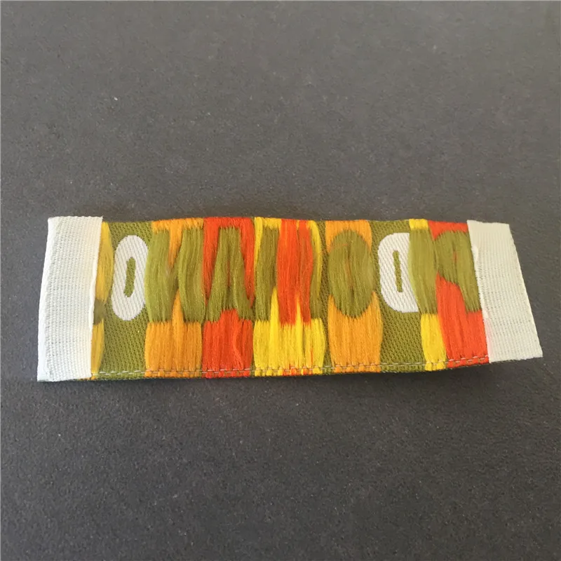 Factory Price Custom private brand woven labels woven tags with sizes on
Factory Price Custom private brand woven labels woven tags with sizes on