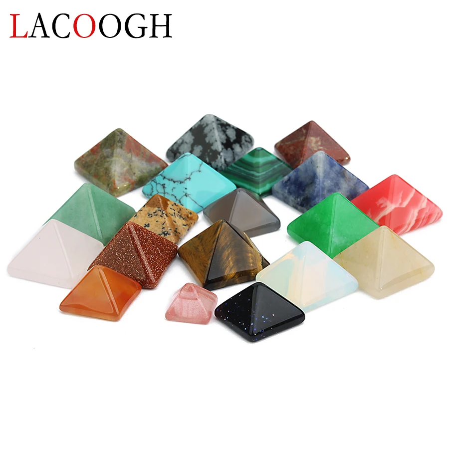 New Fashion 10pcs Flat Geometric Square Pyramid Natural Stone Cabochons Beads 8mm 12mm 14mm for DIY Jewelry Making Findings
New Fashion 10pcs Flat Geometric Square Pyramid Natural Stone Cabochons Beads 8mm 12mm 14mm for DIY Jewelry Making Findings