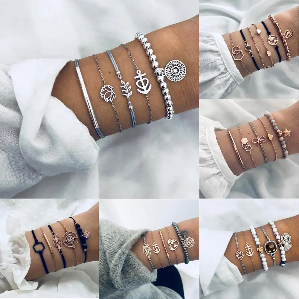 fashion simple creative bracelet bangle for women with crystal /natural stone beads design mixed link chains female bransoletka
fashion simple creative bracelet bangle for women with crystal /natural stone beads design mixed link chains female bransoletka
