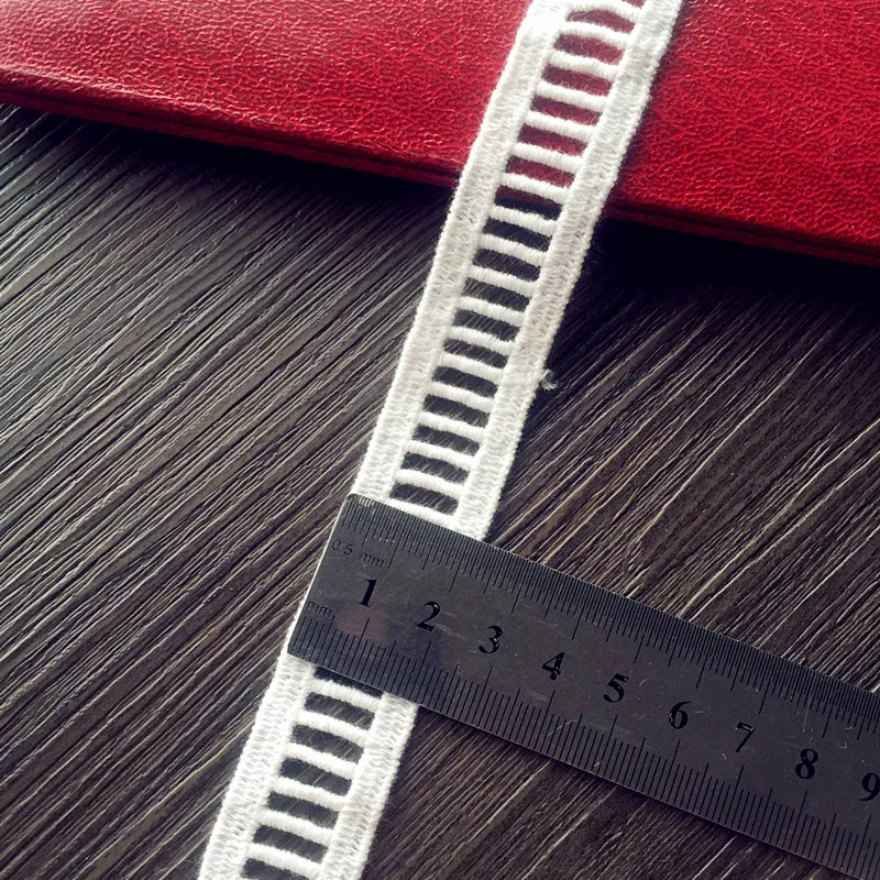 14 yard 2.2cm 0.86" wide ivory cotton fabric embroidered tapes lace trim ribbon 101280QL4K24
14 yard 2.2cm 0.86" wide ivory cotton fabric embroidered tapes lace trim ribbon 101280QL4K24
