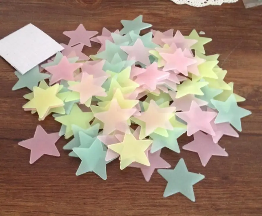 3.8cm luminous stars in luminous patch SMD fluorescent stereoscopic wall stickers 100 / bag luminous paste Wall Stickers 3194
3.8cm luminous stars in luminous patch SMD fluorescent stereoscopic wall stickers 100 / bag luminous paste Wall Stickers 3194