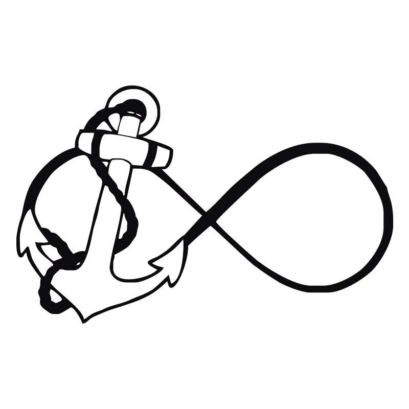 14 см * 8,9 см Infinity Symbol Лодка Якорь виниловый автомобильный Стайлинг стикер черный/серебристый S3-5005
14 см * 8,9 см Infinity Symbol Лодка Якорь виниловый автомобильный Стайлинг стикер черный/серебристый S3-5005