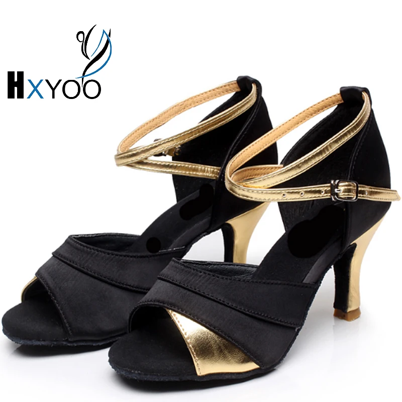 HXYOO 2018 Classic Satin Latin Salsa Dance Shoes Women Tango Ballroom Dance Shoes Soft Sole 3 Colors Customized Heels GM012
HXYOO 2018 Classic Satin Latin Salsa Dance Shoes Women Tango Ballroom Dance Shoes Soft Sole 3 Colors Customized Heels GM012