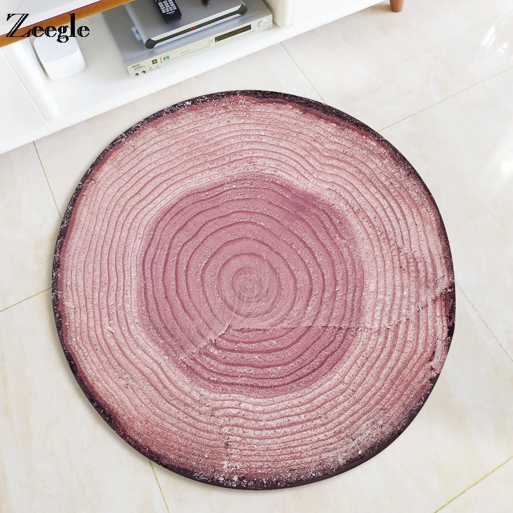 Zeegle Round Carpets Flannel Computer Chair Floor Mats Wood Grain Ring Carpet For Living Room Anti-Slip Sofa Table Rug Kids Mats
Zeegle Round Carpets Flannel Computer Chair Floor Mats Wood Grain Ring Carpet For Living Room Anti-Slip Sofa Table Rug Kids Mats
