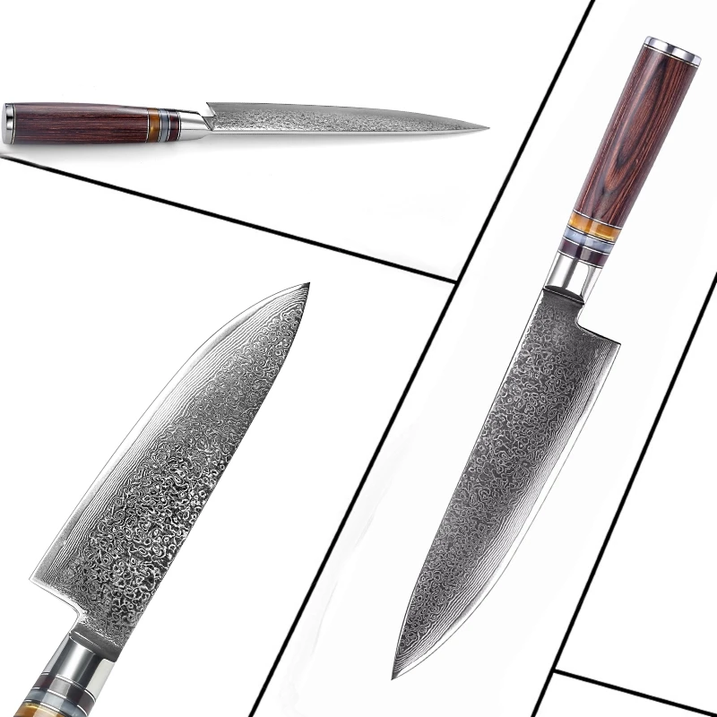 7.7 Inch Damascus Chef Knife 67-Layer Damascus Chef Knife Japanese Steel VG10 Blade Kitchen Knife Gift Box Grandsharp
7.7 Inch Damascus Chef Knife 67-Layer Damascus Chef Knife Japanese Steel VG10 Blade Kitchen Knife Gift Box Grandsharp