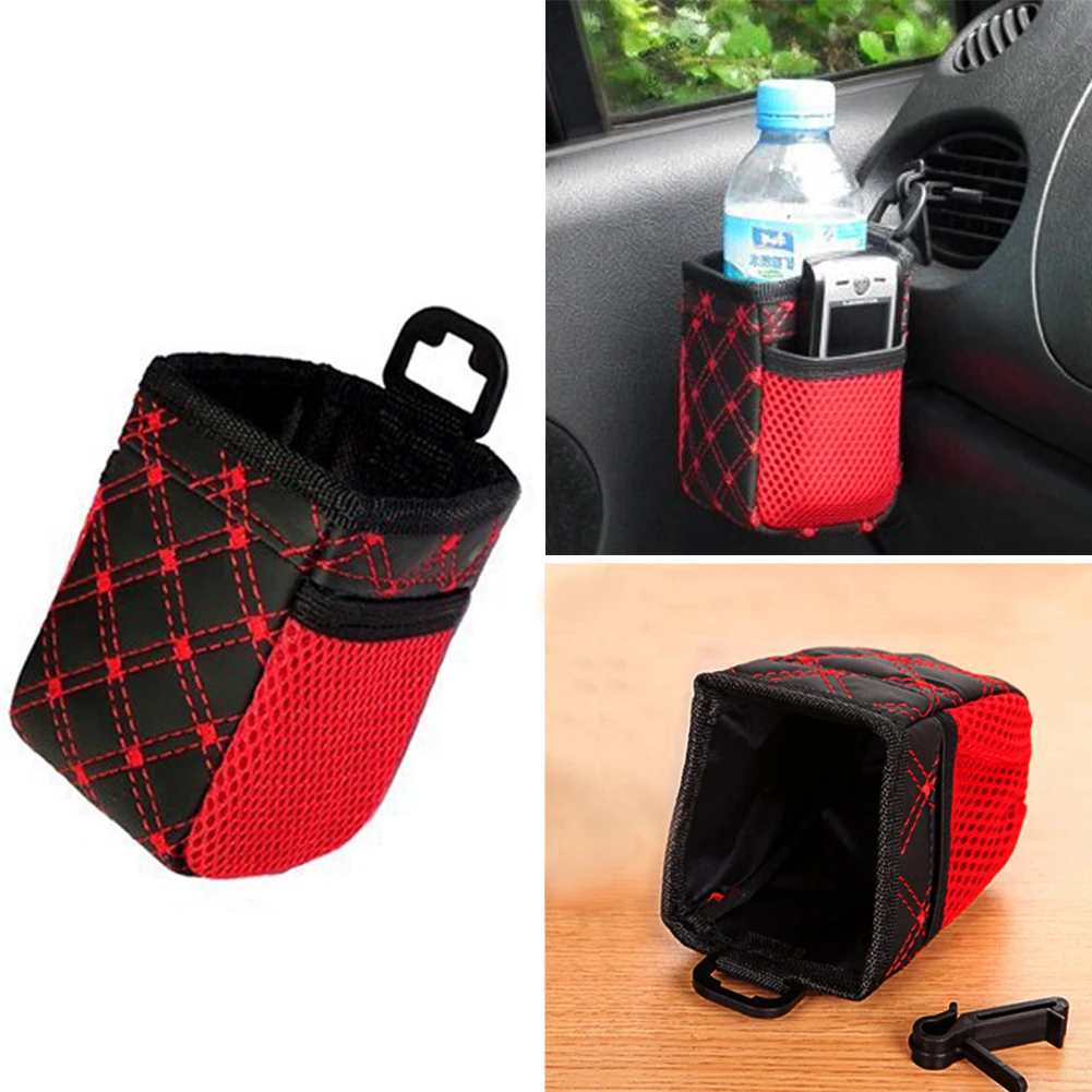 Auto Vent Outlet Trash Box PU Leather Car Mobile Phone Holder Storage Bag Organizer Automobile Hanging Box
Auto Vent Outlet Trash Box PU Leather Car Mobile Phone Holder Storage Bag Organizer Automobile Hanging Box
