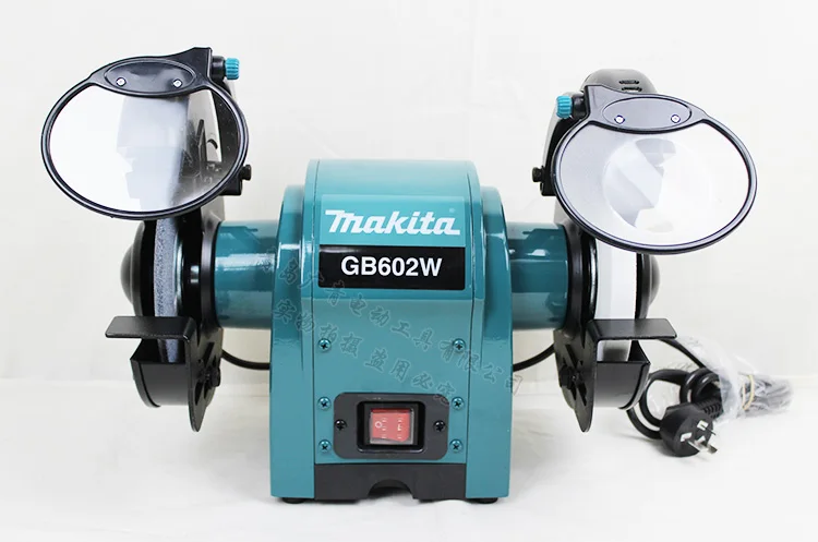 Japan Makita GB602W desktop grinder Metal grinder GB602 polisher 250W Wheel diameter: 150mm (6 ") Aperture: 12.7mm (1/2 ")
Japan Makita GB602W desktop grinder Metal grinder GB602 polisher 250W Wheel diameter: 150mm (6 ") Aperture: 12.7mm (1/2 ")