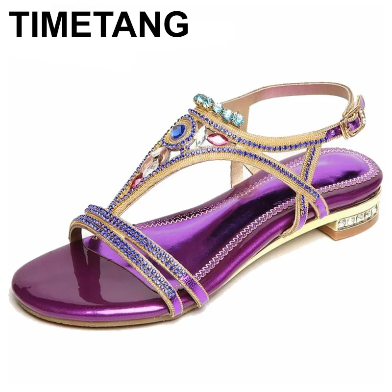 TIMETANG 2018 Summer New Bohemia Wedge Women Sandals Rhinestone Woman Flip Flops Genuine Leather Women Shoes Beach
TIMETANG 2018 Summer New Bohemia Wedge Women Sandals Rhinestone Woman Flip Flops Genuine Leather Women Shoes Beach