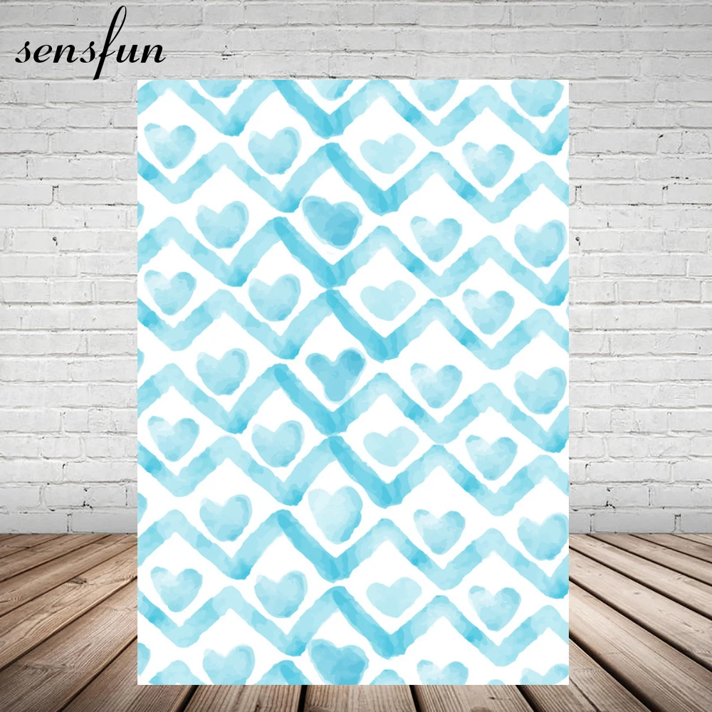 Lovely Baby Blue Wave Striped Heart Photography Backdrop Vinyl Children Birthday Party Baby Shower Backgrounds For Photo Studio
Lovely Baby Blue Wave Striped Heart Photography Backdrop Vinyl Children Birthday Party Baby Shower Backgrounds For Photo Studio