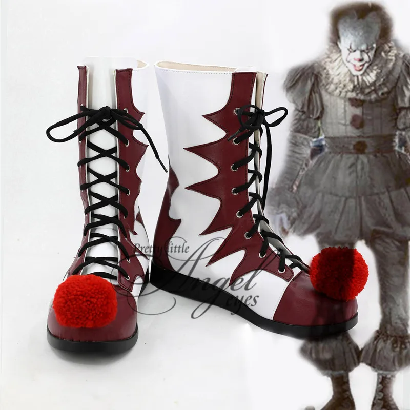 Классический фильм Stephen King's It Pennywise (клоун) обувь для косплея изготовленная на