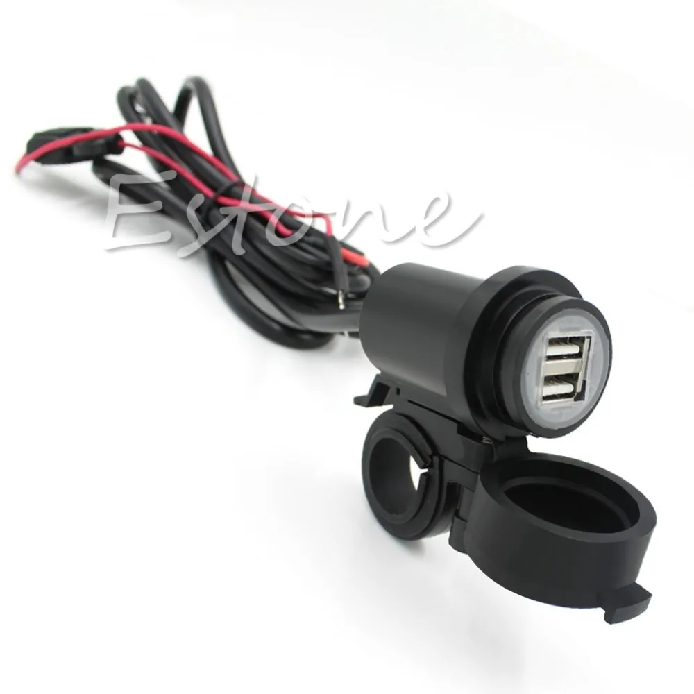 12V Motorcycle Dual USB Mobile Phone Power Supply Charger Port Socket Waterproof
12V Motorcycle Dual USB Mobile Phone Power Supply Charger Port Socket Waterproof