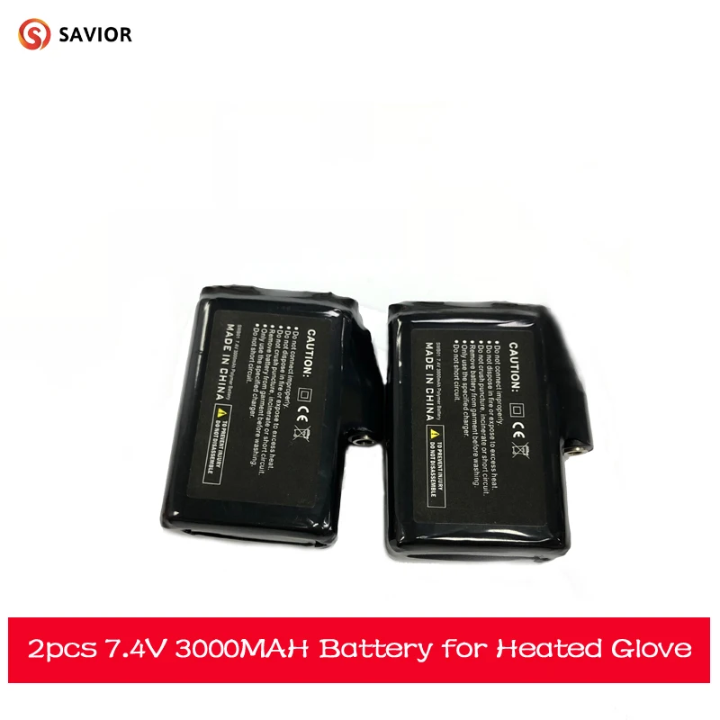 Savior Battery 7.4V, 3000MAH, Suitable For Heating Gloves, Heating Socks , Lithium Polymer Battery 1 Pair 2021
Savior Battery 7.4V, 3000MAH, Suitable For Heating Gloves, Heating Socks , Lithium Polymer Battery 1 Pair 2021