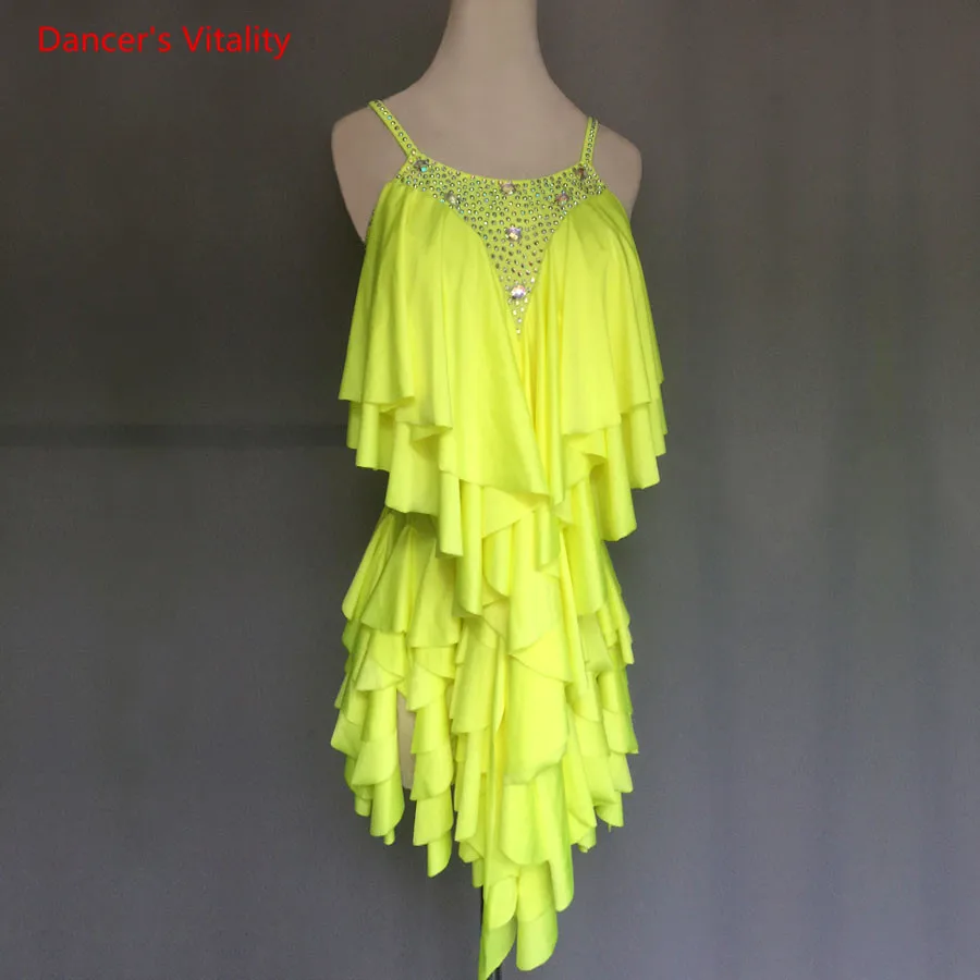 2018 Women Latin Dance Custom Made Clothing Dress Sexy Diamond Latin Dance Dress For Women Latin competition Dance Clothes
2018 Women Latin Dance Custom Made Clothing Dress Sexy Diamond Latin Dance Dress For Women Latin competition Dance Clothes