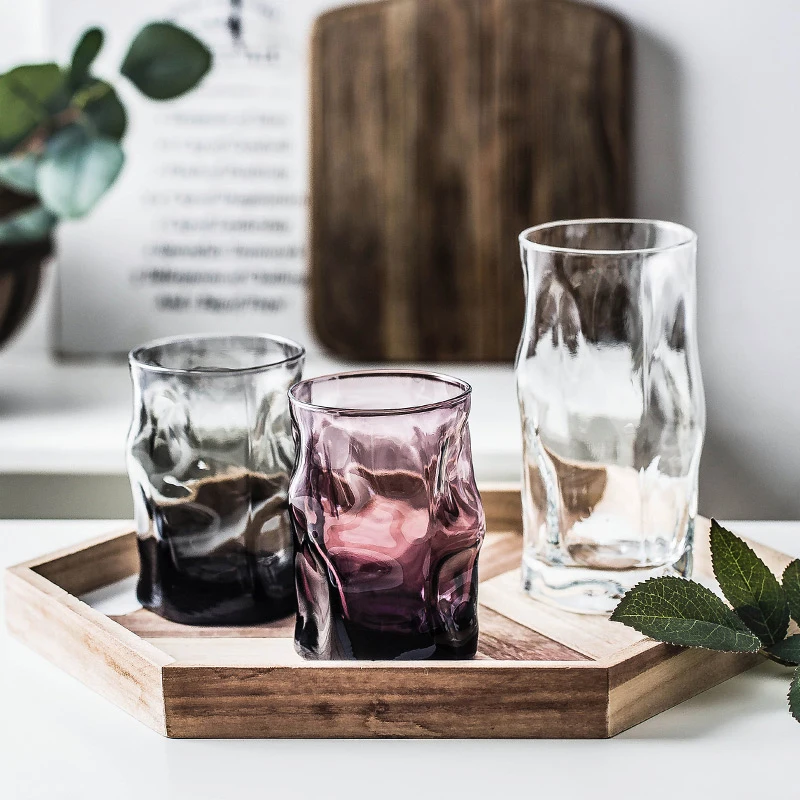 Creative 2PC/300ML glass cup Hot and cold transparent Water Cups wine glass whiskey Champagne Cocktails Drinkware Party Gift
Creative 2PC/300ML glass cup Hot and cold transparent Water Cups wine glass whiskey Champagne Cocktails Drinkware Party Gift