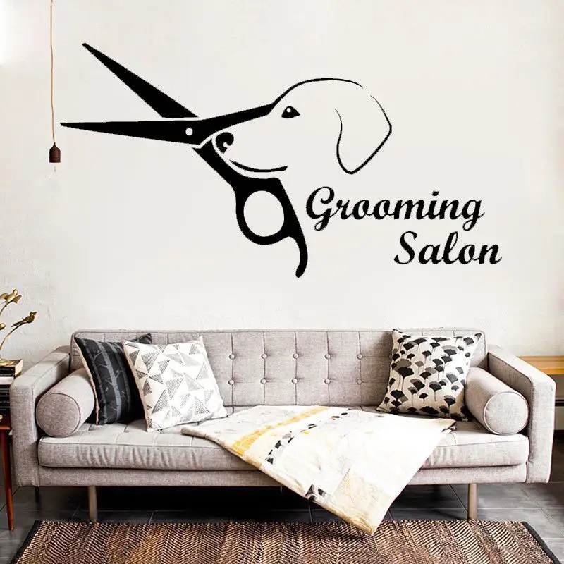 New Style Dog Mural Grooming Salon Art Decal Stickers Pet Shop Window Decoration Vinyl Mural Wall Sticker Home Decor Decals S261
New Style Dog Mural Grooming Salon Art Decal Stickers Pet Shop Window Decoration Vinyl Mural Wall Sticker Home Decor Decals S261