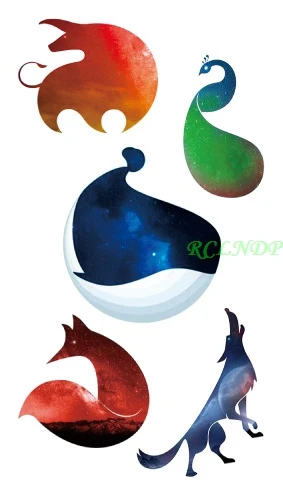 Waterproof Temporary Tattoo dolphin fox peacock wolf tatto stickers flash tatoo fake tattoos for girl kids child
Waterproof Temporary Tattoo dolphin fox peacock wolf tatto stickers flash tatoo fake tattoos for girl kids child