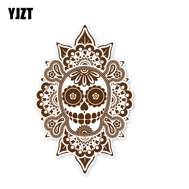 YJZT 7.6CM*11.6CM Car Window Patterned Sugar Skull Decal Creative Car Sticker 6-2540
YJZT 7.6CM*11.6CM Car Window Patterned Sugar Skull Decal Creative Car Sticker 6-2540