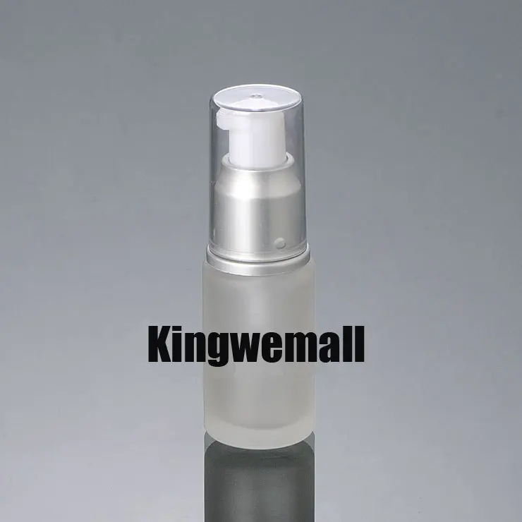 300pcs/lot 20ml frosted glass press pump bottle ,lotion Cosmetic Packaging with silver color EY01
300pcs/lot 20ml frosted glass press pump bottle ,lotion Cosmetic Packaging with silver color EY01