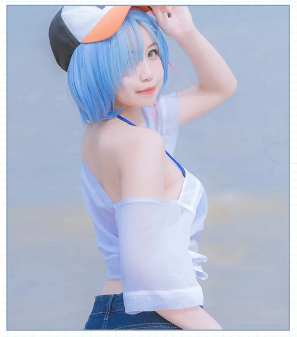 Re:Life in a different world from zero Rem Cosplay Costume Swimsuit Sexy Bikini and pants Dailay clothing seaside holidays
Re:Life in a different world from zero Rem Cosplay Costume Swimsuit Sexy Bikini and pants Dailay clothing seaside holidays
