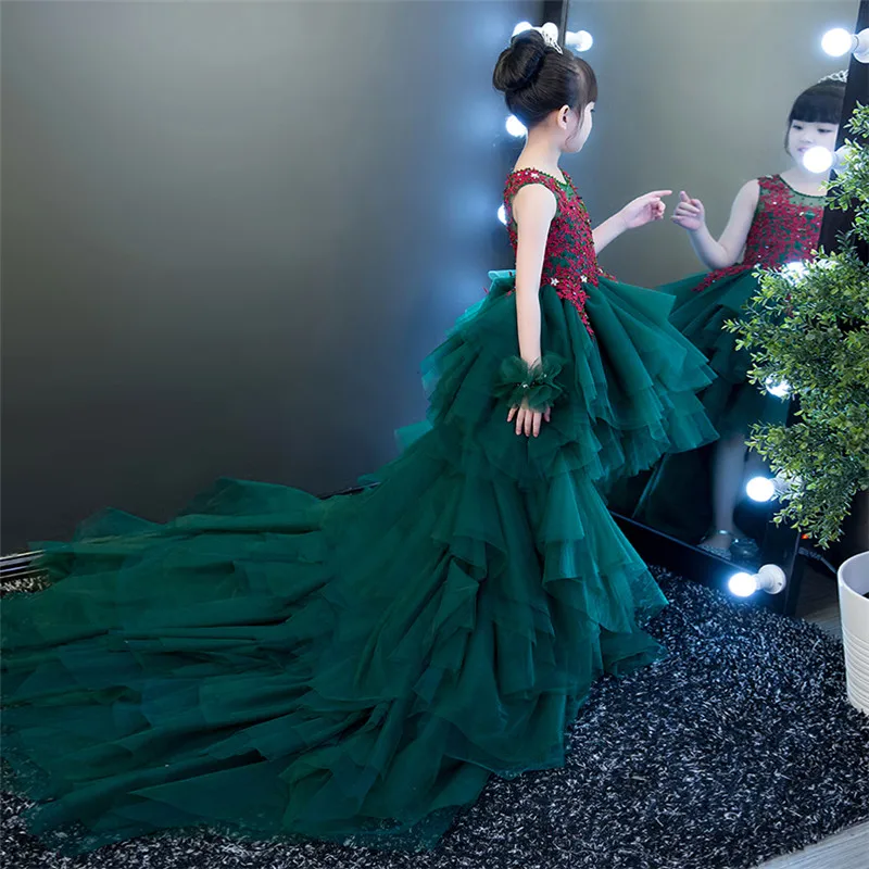 2018 New Luxury Children Girls Elegant Layers Mesh Tail Dress For Birthday Party Model Show Evening Party Princess Lace Dress
2018 New Luxury Children Girls Elegant Layers Mesh Tail Dress For Birthday Party Model Show Evening Party Princess Lace Dress