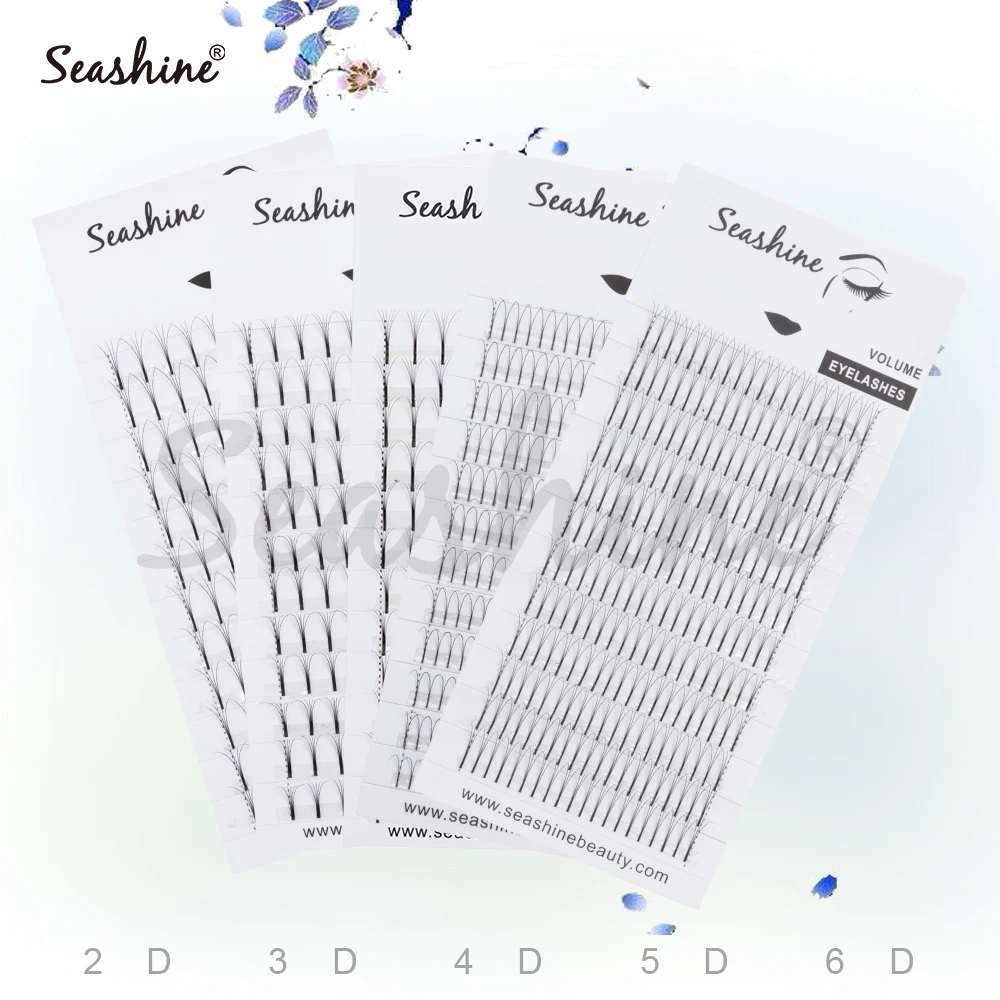 Seashine Long Stem Premade Fans Eyelashes Extension 2D-7D Russian Volume Lash Fans 8-15mm Faux Mink Eyelash Premade Fanned Lash
Seashine Long Stem Premade Fans Eyelashes Extension 2D-7D Russian Volume Lash Fans 8-15mm Faux Mink Eyelash Premade Fanned Lash