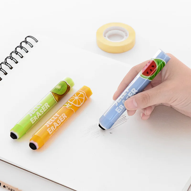 40 PCS/lot creative Fresh fruit eraser children school kawaii cute Jelly color rubber cartoon stationery student prizes gifts
40 PCS/lot creative Fresh fruit eraser children school kawaii cute Jelly color rubber cartoon stationery student prizes gifts