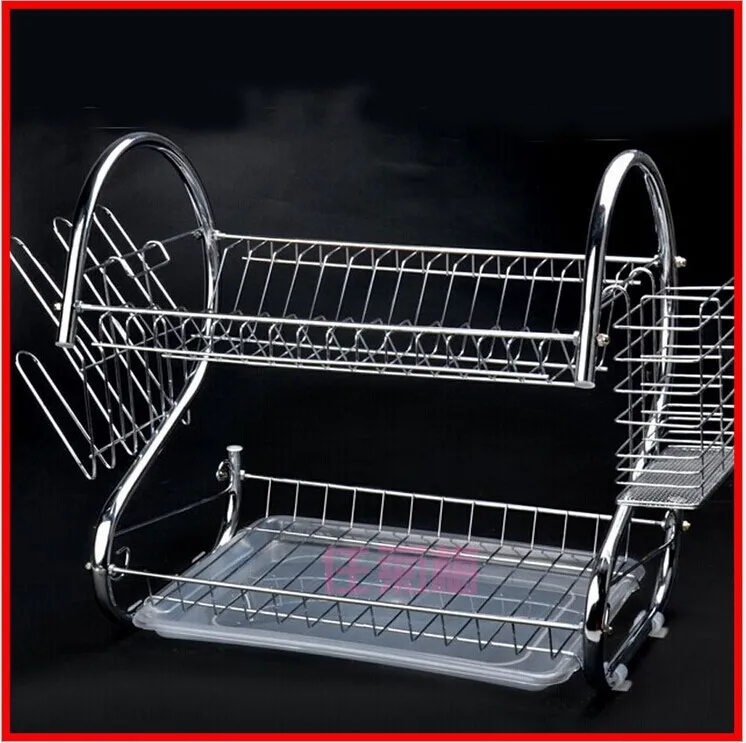 Factory Outlet s type dish rack double bowl rack//9//kitchen dish rack drain frame wholesale/storage rack
Factory Outlet s type dish rack double bowl rack//9//kitchen dish rack drain frame wholesale/storage rack