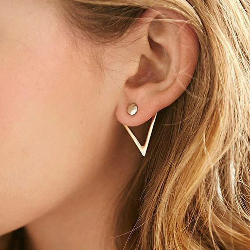 2018 Hot Earrings Fashion Jewelry Creative Personality V Earrings For Women Gift Triangle Hanging Earrings Brincos Oorbellen
2018 Hot Earrings Fashion Jewelry Creative Personality V Earrings For Women Gift Triangle Hanging Earrings Brincos Oorbellen