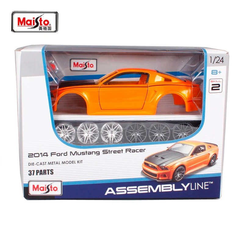 Maisto 1:24 2014 Ford Mustang Street Racer Assembly DIY Diecast Model Car Toy New In Box Free Shipping 39127
Maisto 1:24 2014 Ford Mustang Street Racer Assembly DIY Diecast Model Car Toy New In Box Free Shipping 39127