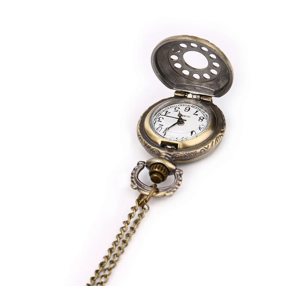 Vintage Steampunk Retro Bronze Design Pocket Watch Quartz Pendant Necklace Gift pocket watches for girls Quartz Wristwatch#0924
Vintage Steampunk Retro Bronze Design Pocket Watch Quartz Pendant Necklace Gift pocket watches for girls Quartz Wristwatch#0924