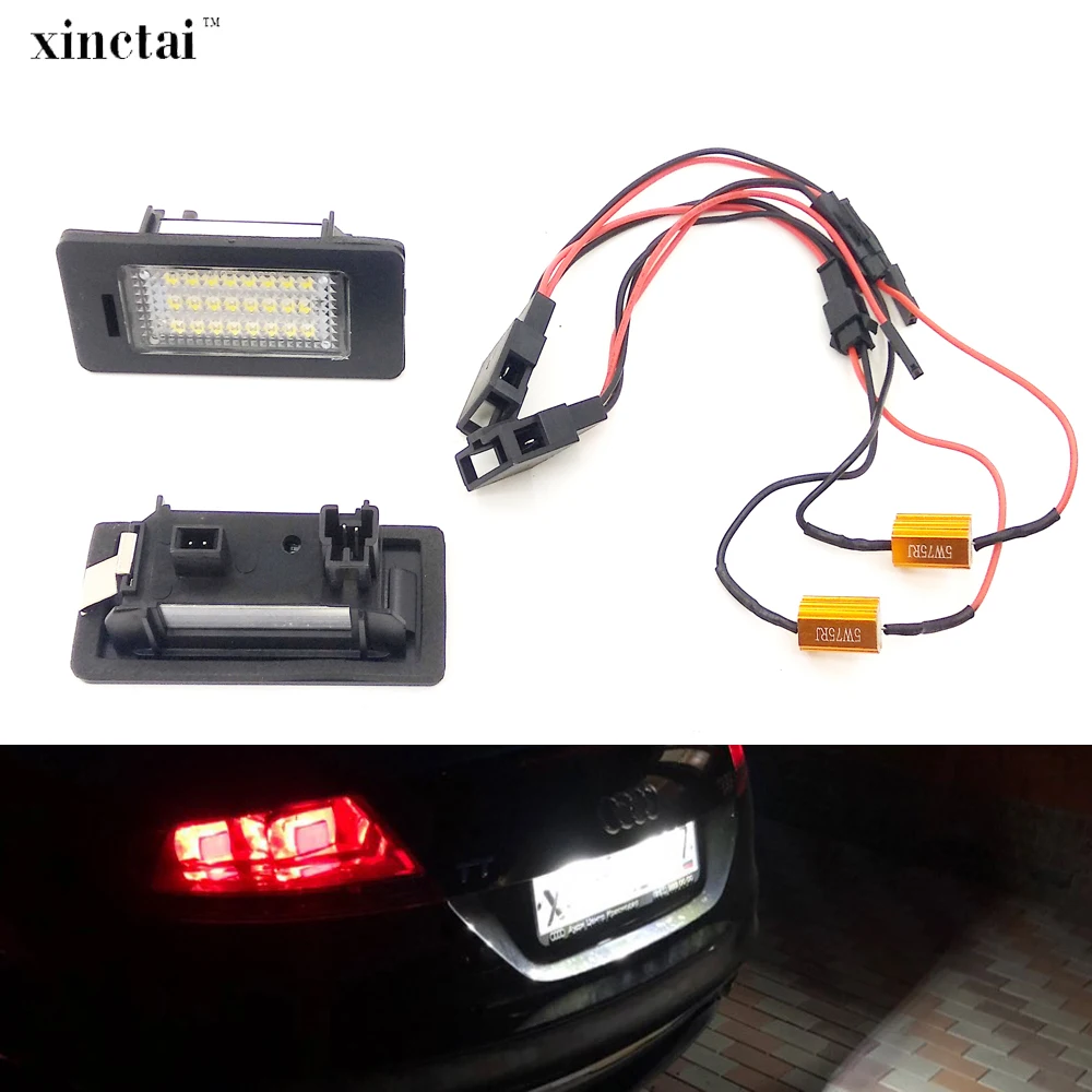 2PCS Canbus Error Free LED License Plate Light for Audi A1 A3 / A4 S4 B8/ A5 S5 8T / A6 C7/4G / A7 4G / Q3 8U / Q5 8R / TT 8J
2PCS Canbus Error Free LED License Plate Light for Audi A1 A3 / A4 S4 B8/ A5 S5 8T / A6 C7/4G / A7 4G / Q3 8U / Q5 8R / TT 8J