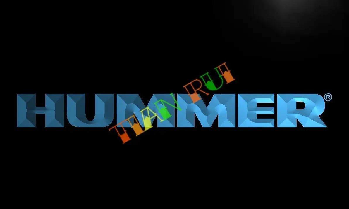 LG060- Hummer-LED Neon Light Sign hang