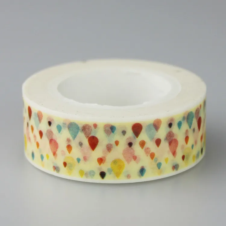 1.5cm colourful drip Adhesive Tape for Scrapbooking DIY Craft Sticky Deco Masking Japanese Paper Washi Tape
1.5cm colourful drip Adhesive Tape for Scrapbooking DIY Craft Sticky Deco Masking Japanese Paper Washi Tape