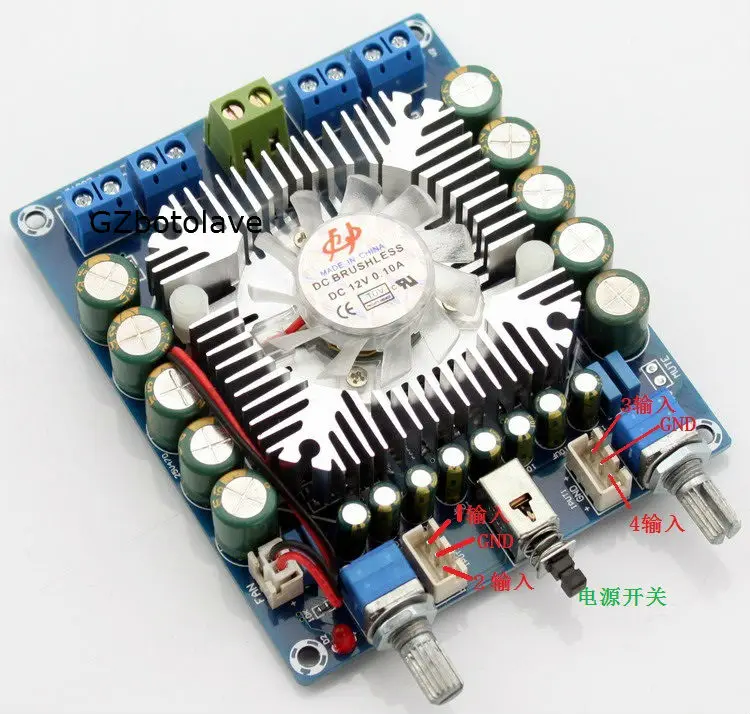 Free ship New DC12V TDA7850 4.0 channel mini HIFI car audio amplifier board 50W*4
Free ship New DC12V TDA7850 4.0 channel mini HIFI car audio amplifier board 50W*4