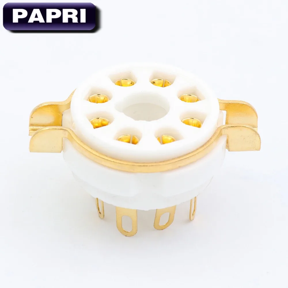 10PCS K8A Ceramics Gold Plated 8pin Tube Socket Chassis Mount For Audio HIFI KT88 EL34 6SN7 5881 274B
10PCS K8A Ceramics Gold Plated 8pin Tube Socket Chassis Mount For Audio HIFI KT88 EL34 6SN7 5881 274B