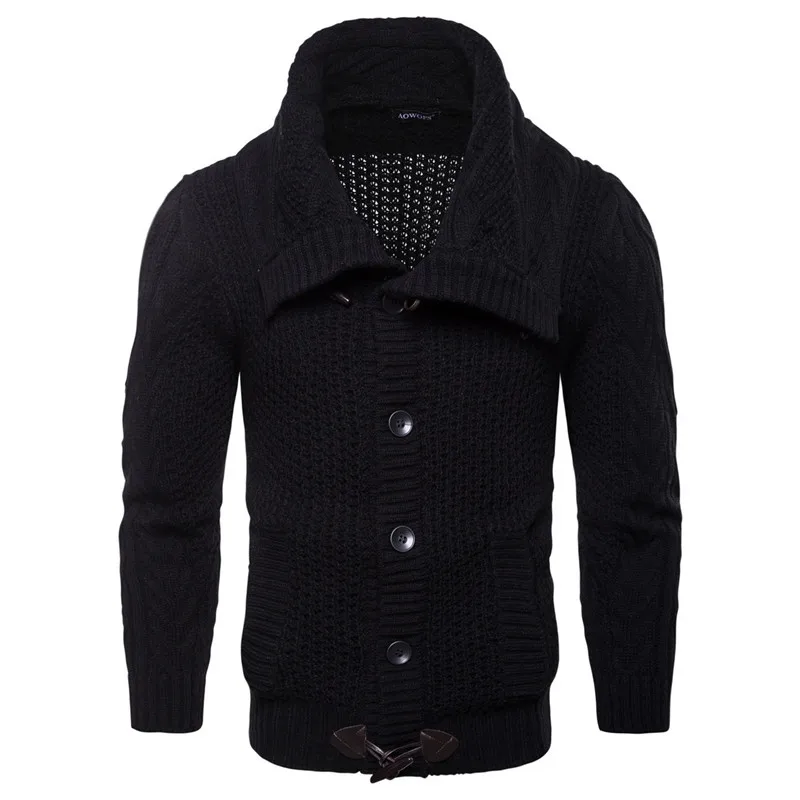 Nice Autumn Men Solid Color Thicken Knit Cardigan Men Casual Turndown Collar Slim Sweater Coats For Male Black White Grey
Nice Autumn Men Solid Color Thicken Knit Cardigan Men Casual Turndown Collar Slim Sweater Coats For Male Black White Grey