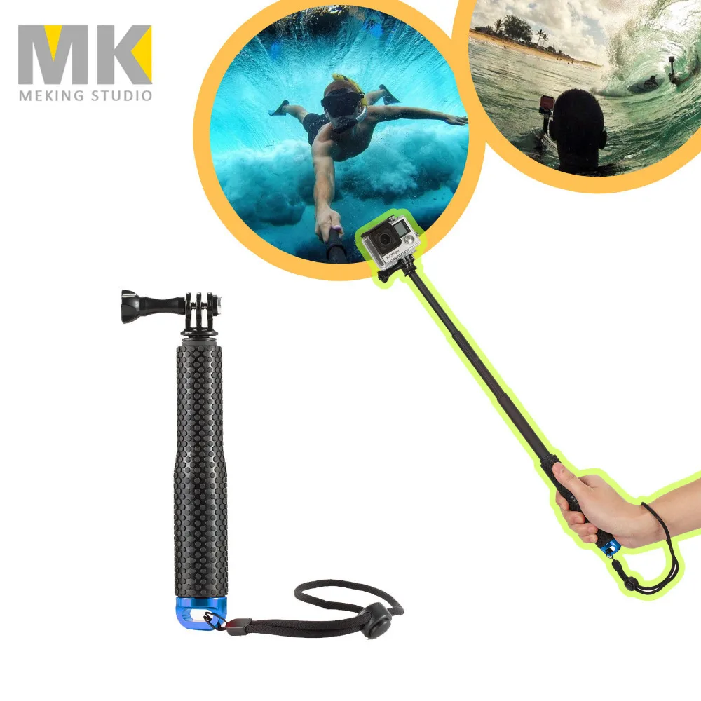 Телескопический Портативный монопод для GoPro Hero SJ4000 SJ5000 SJCAM|handheld monopod|monopod for goproselfie