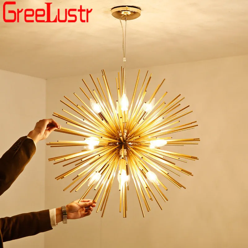 Nordic Art Design Dandelion LED Chandeliers Lighting Fixture Aluminum Gold Hanging Lamps Lustres Home Decor Pendant Lamp
Nordic Art Design Dandelion LED Chandeliers Lighting Fixture Aluminum Gold Hanging Lamps Lustres Home Decor Pendant Lamp