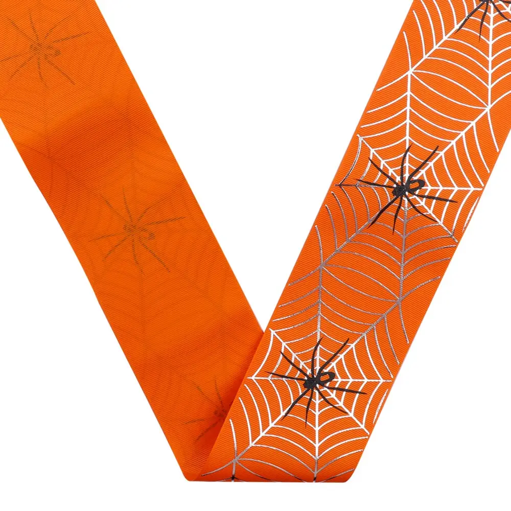 2Y/lot 3" 75mm Halloween Grosgrain Ribbon Spider web Ghost Printed Solid Ribbon For Halloween Decoration DIY Sewing Fabric
2Y/lot 3" 75mm Halloween Grosgrain Ribbon Spider web Ghost Printed Solid Ribbon For Halloween Decoration DIY Sewing Fabric